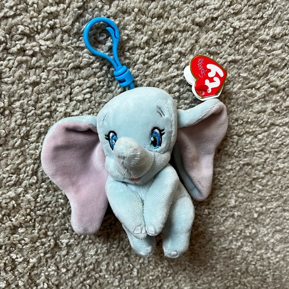 Ty Other - Ty Beanie Babies Disney Dumbo Plush Keychain NWT